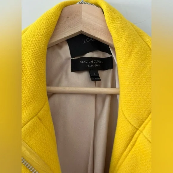 Like New J. Crew Stadium Cloth Wool Coat Beautiful, Fully Lined Size 2 - Picture 4 of 4